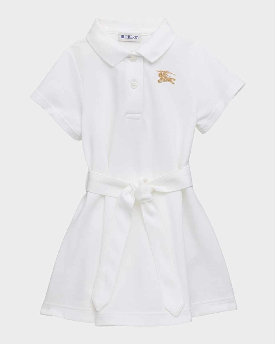 Girl's Astrid Belted EKD Polo Dress, Size 6M-